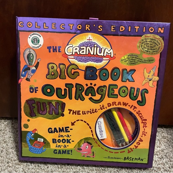 Cranium Big Book of Outrageous Fun Game Collectors’s Edition New - Picture 1 of 8
